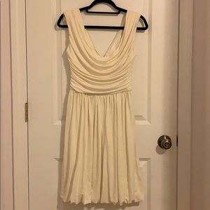 Maggy London Beige Cocktail Dress